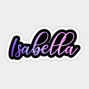 Isabella Sticker